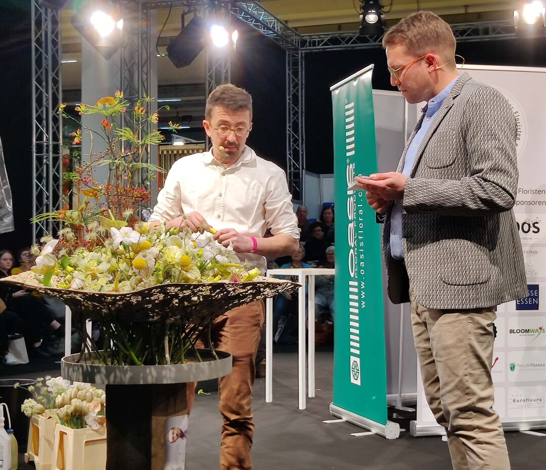 Frdric Dupr im Gesprch mit Moderator Johann Obendrauf