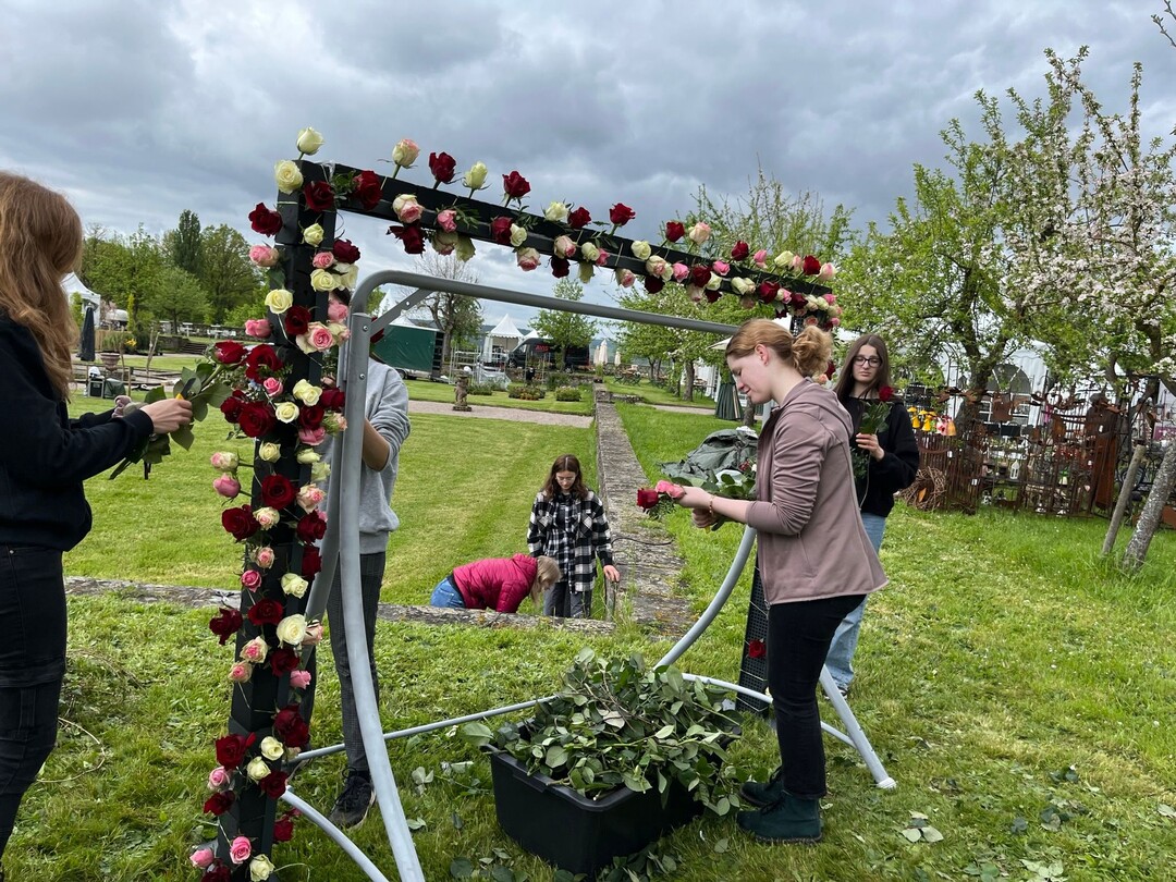 Azubi-Aktion auf dem Frstlichen Gartenfest in Eichenzell