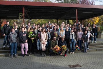 Fast 70 Azubis waren beim "Blhenden Start" in Hessen dabei.