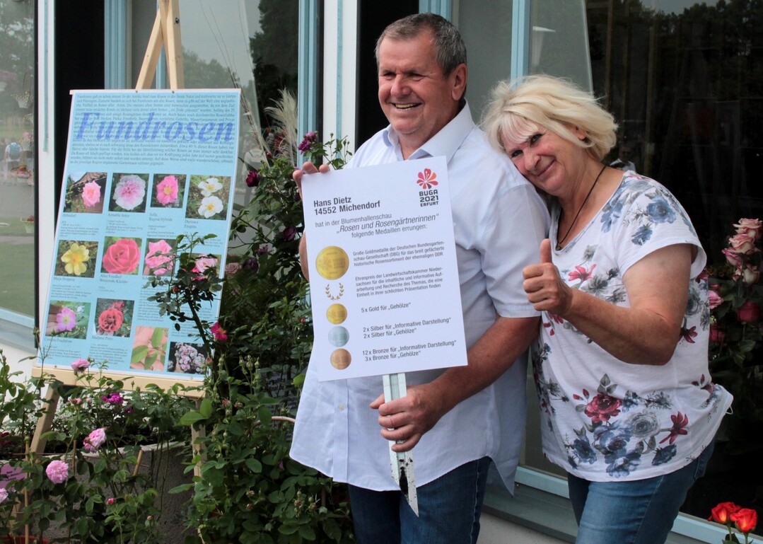 Hans Dietz gewann eine Groe Goldmedaille der DBG und einen Ehrenpreis der Landwirtschaftskammer Niedersachsen.  