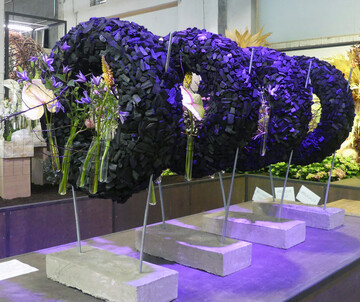 Tobias Niefenecker von florali by Tobias Niefenecker aus Mnchen erhielt fr sein Werkstck Sinn des Lebens fr seine Originalitt den Ehrenpreis des Fachverbands Deutscher Floristen.