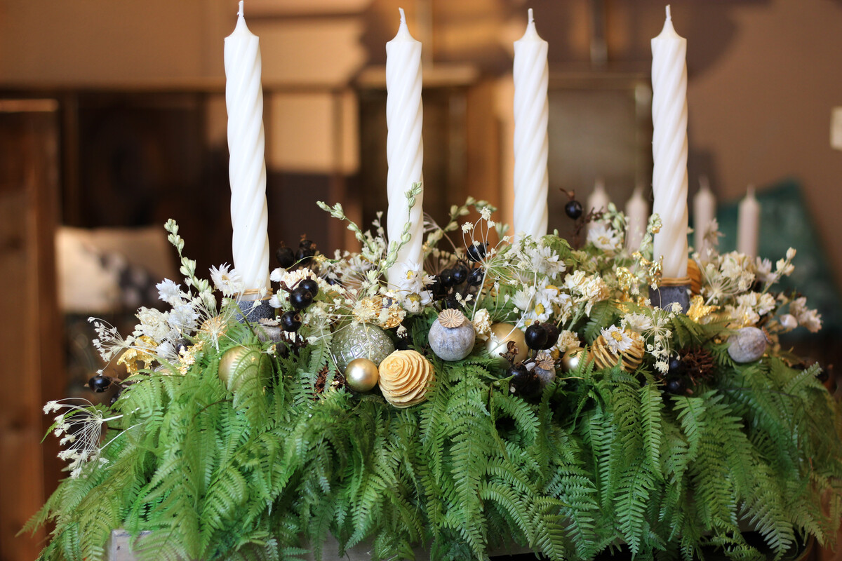 Weihnachtstrends floristisch in Szene gesetzt florieren!