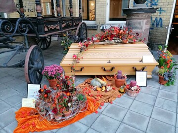 Die Arbeiten der Gewinnerin Lina Hennecke vom Blumenhaus Lindner, Willigen