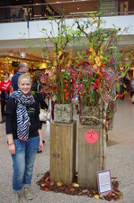Den 1. Platz bei der Wahlarbeit belegte Mareike Schultz vom Betrieb Jutta Burmester mit ihrem Raumschmuck.