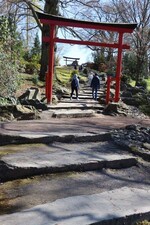 Weg durch den Japanischen Fels- und Wassergarten