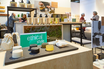  Die Bezeichnung Ethical Style macht auf nachhaltige Produkte aufmerksam.