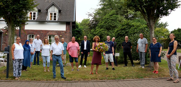 ber Blumen, herzliche Worte und die Anerkennung freute sich Nicola Fink am 11. August.