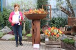 Bianca Port von Blumen Bindekunst Sieg, Bruchsal, belegte den 2. Platz.