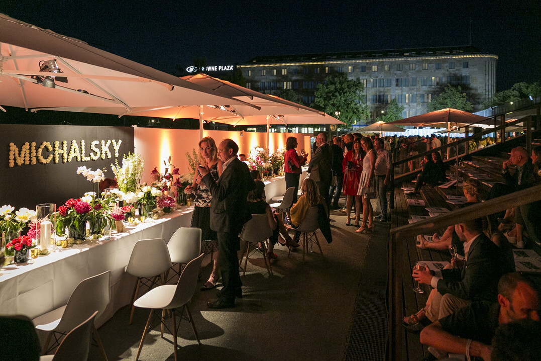 Auf der Michalsky StyleNite 2018 zeigte Landgard, dass Blumen und Mode zusammengehören.