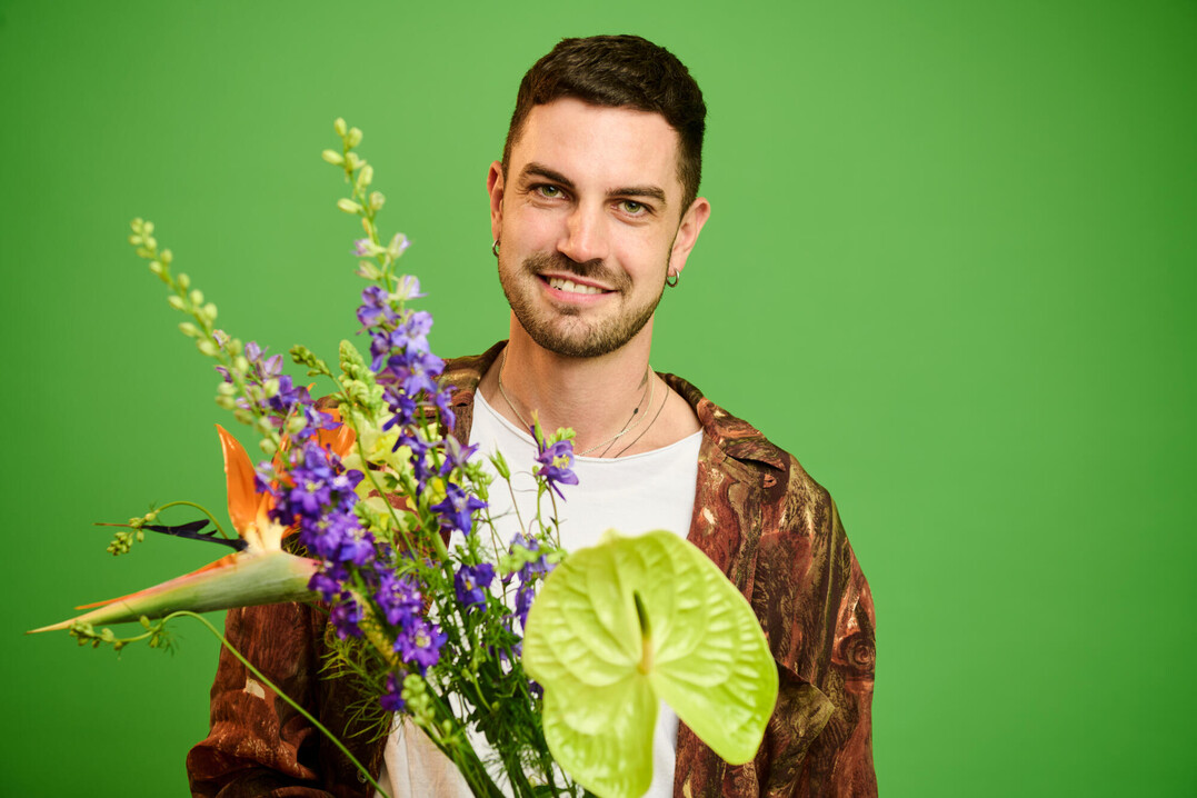 Lukas Ernle, Zinnober Blumen in Berlin, startet fr Berlin-Brandenburg.<br>