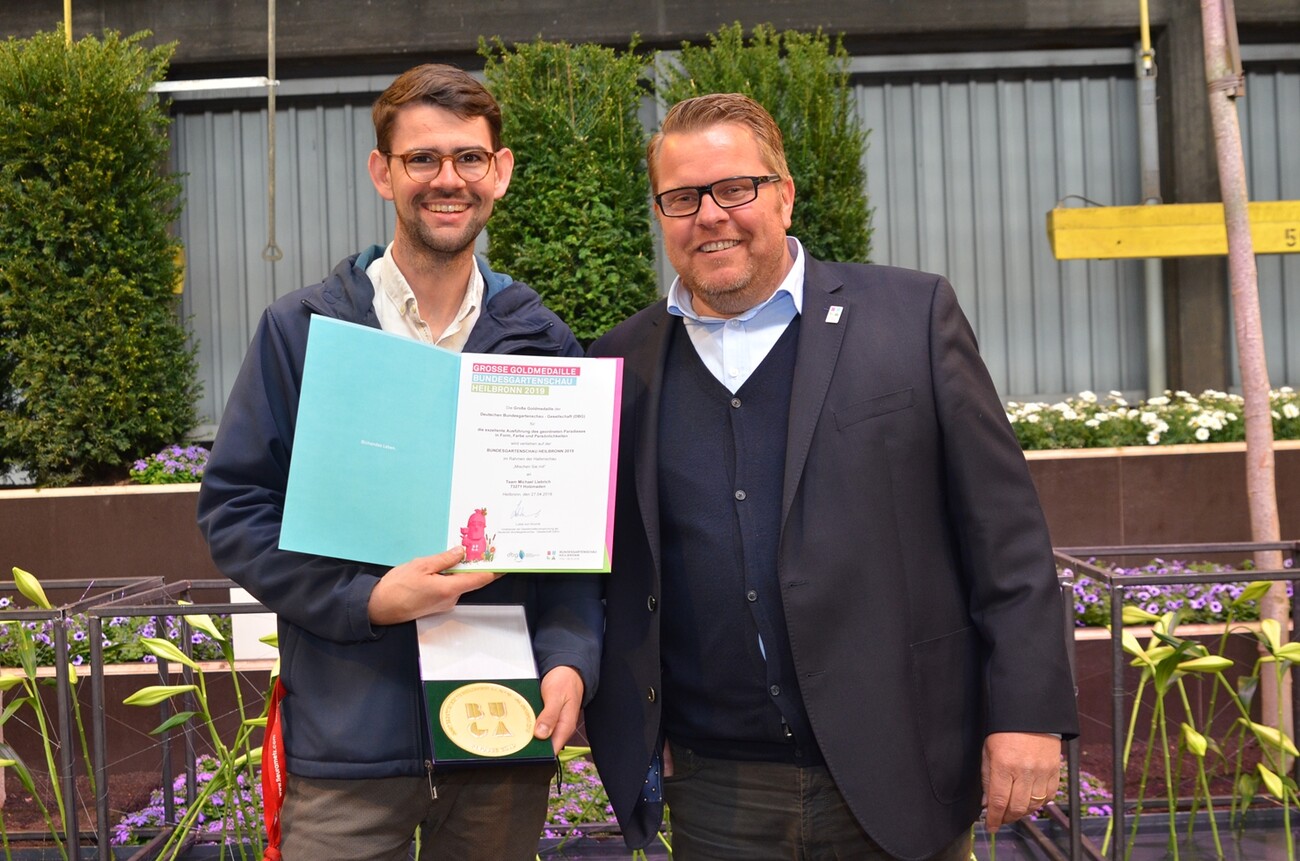 Michael Liebrich und Team mit Großer Goldmedaille