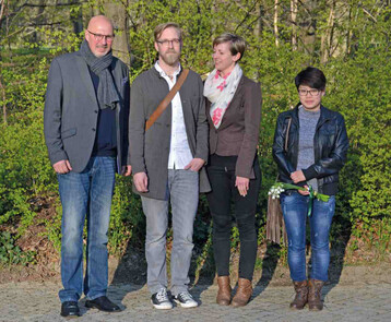 v.l.n.r.: Klaus-Peter Schmidt, Jrgen Herold, Dominique Ostheeren, Thi Phuong Nhung Nguyen. Es fehlen: Jens-Uwe Winkler und Steffi Dix