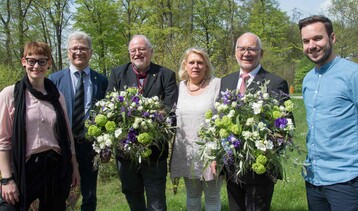 Der neue und alte Vorstand (v.l.n.r.): Kathrin Appel-Gllner, Michael Rhein, Heinrich Gllner, Gabriele Link, Kurt Hornstein und Stefan Peuser
