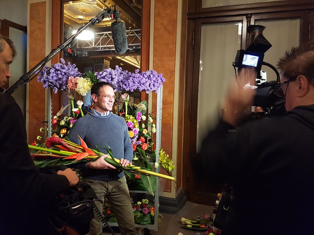 Lorenz Pridt ist seit elf Jahren fr den Blumenschmuck beim Neujahrskonzert in Wien verantwortlich.
