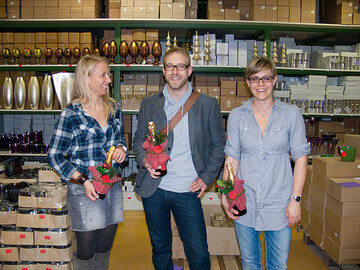 Die Gewinner des New-Faces-Finale: Jrgen Herold, Ilka Siedenburg und Julia Brkle