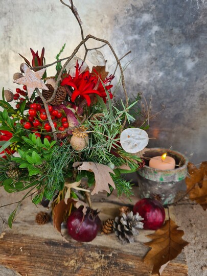 In der Novemberausgabe Adventsfloristik im Mittelpunkt. Die meisten Likes sammelte Andrea Hosang (blattwerk.ah)fr ihren natrlichen Advents-Ministrau.Sie ist eine treue Teilnehmerin der #florierenchallenge. Es macht einfach Spa, weil es eine Aufgabe jenseits des Alltags ist. Fr die Challenge nehme ich mir bewusst Zeit und setze mich mit dem Thema auseinander, erzhlt die Floristmeisterin.