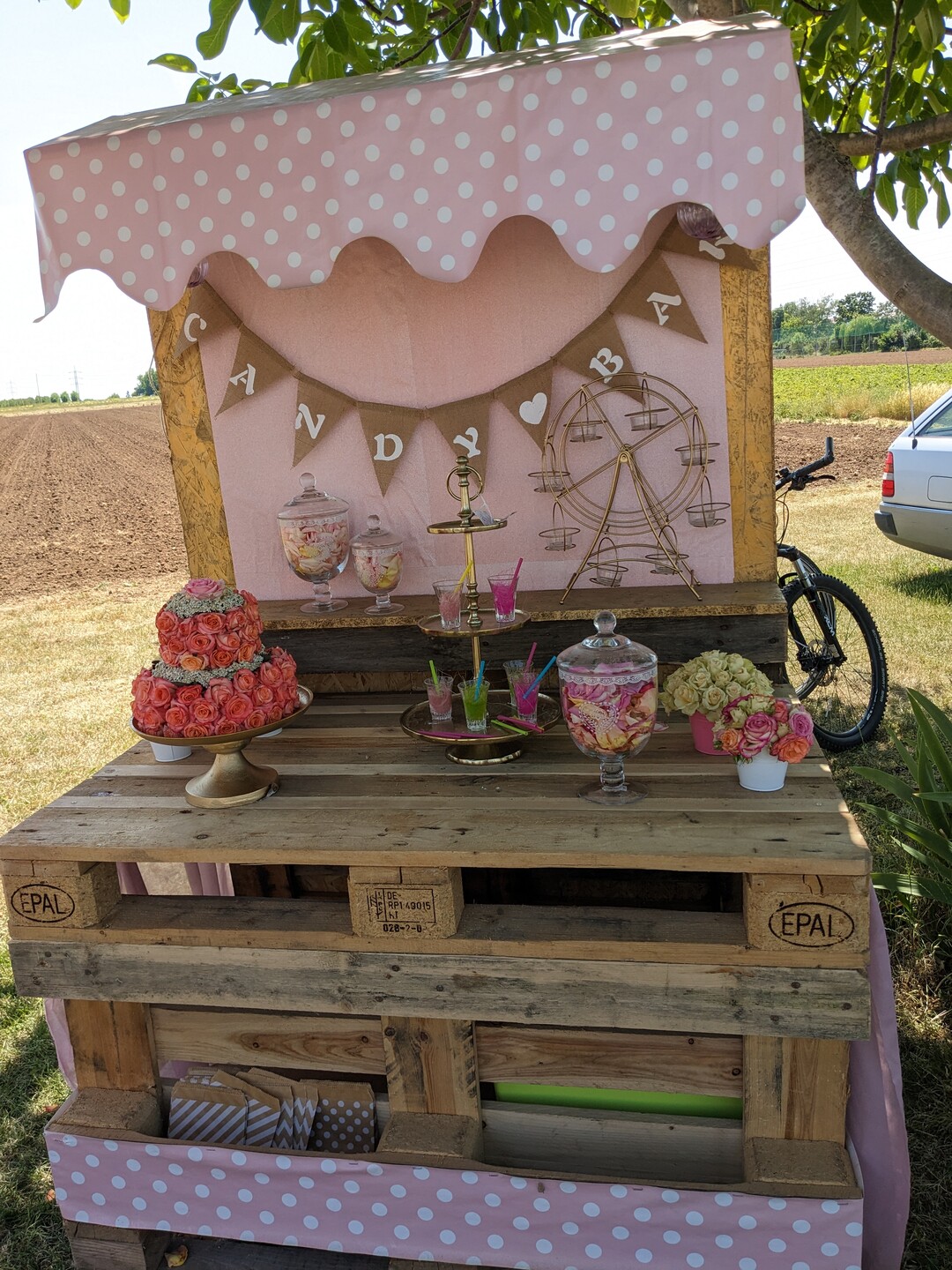 Candybar aus Paletten