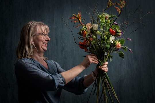 Silvana Gross-Lpken betreibt als selbststndige Floristin die Werkstatt fr Blumenkunst "Flor und Decor" in Glandorf-Schwege