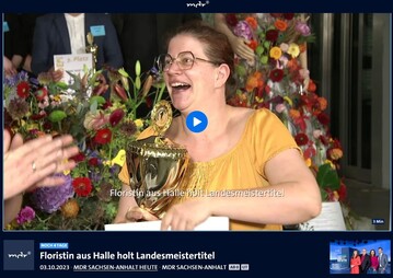 Diana Trger ist neue Landesmeisterin in Sachsen-Anhalt. ber den Wettbewerb wurde im Fernsehen berichtet.