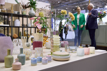 Der Produktbereich Stil & Design in den Hallen A3 und A4 informiert ber Lifestyletrends.
