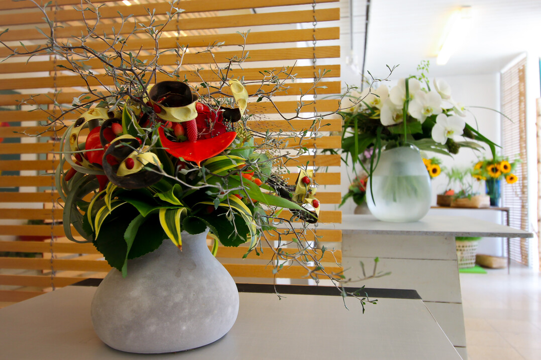 Vom klassischen Bund bis hin zu solch auergewhnlichen Bouquets: Die Blumenhalle hat diese Woche wieder viel zu bieten.