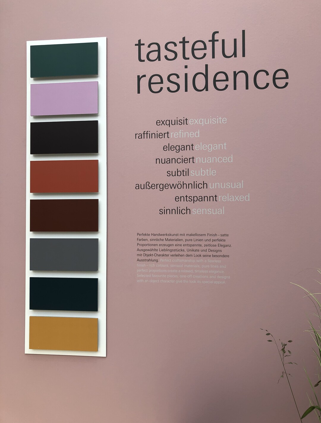 Tasteful residence