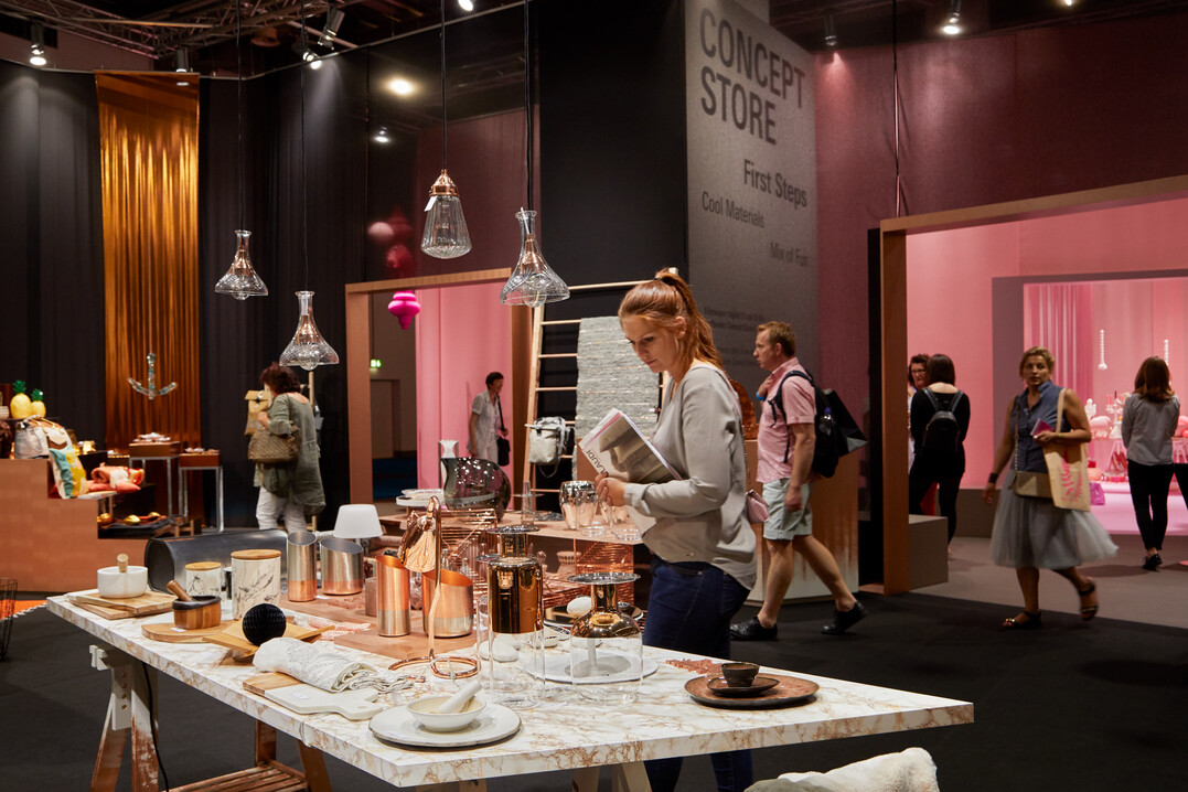 In Cool Materials, dem zweiten Concept-Store-Beispiel 2017, ging es um edle Materialien. 