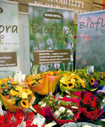 Im Pavillon „good & green“
waren 17 Aussteller zum Messethema
„Nachhaltigkeit“ versammelt.