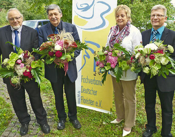 Der Vorstand: Heinrich Gllner, Helmuth Prinz,
Cornelia Pommerenke und Michael Rhein.