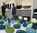 Pottery Pots zeigte auf der early bird
unter anderem Gefäße in Grün und Blautönen.