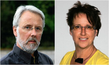 Die Autoren der neuen
Floristikschule: Kathrein
Kuhnert und Andreas
Faber. Beide sind Floristmeister,
langjhrige
Mitglieder in Prfungsausschssen
und durch
zahlreiche Verffentlichungen
bekannt.