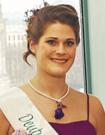 Zurzeit ist Christiane Sander aus Hannover
Deutsche Blumenfee. Für die nächste
Amtszeit können sich Floristinnen und
Gärtnerinnen bis 10. Juni bewerben