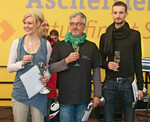 Die Gewinner (v.l.n.r.):
Victoria Salomon (2. Platz), der
neue Landesmeister Torsten Schulze
und Oliver Ferchland (3. Platz).