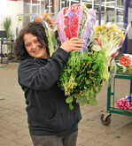 Nadine Ludwig konnte durch den Gratiseinkauf
Ware im Wert von 214 € „erbeuten“.