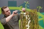 "Frühjahrsputz" heißt es bei Floristmeister David Gehrisch auf der vivanti.