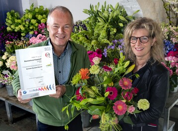 Bloemsierkunst Krayenhoff ist an das Barometer Duurzame Bloemist angeschlossen. Im Geschftsbereich wird Nachhaltigkeit mehr und mehr gefordert, sagt Eigentmer Joost Weijtens.
